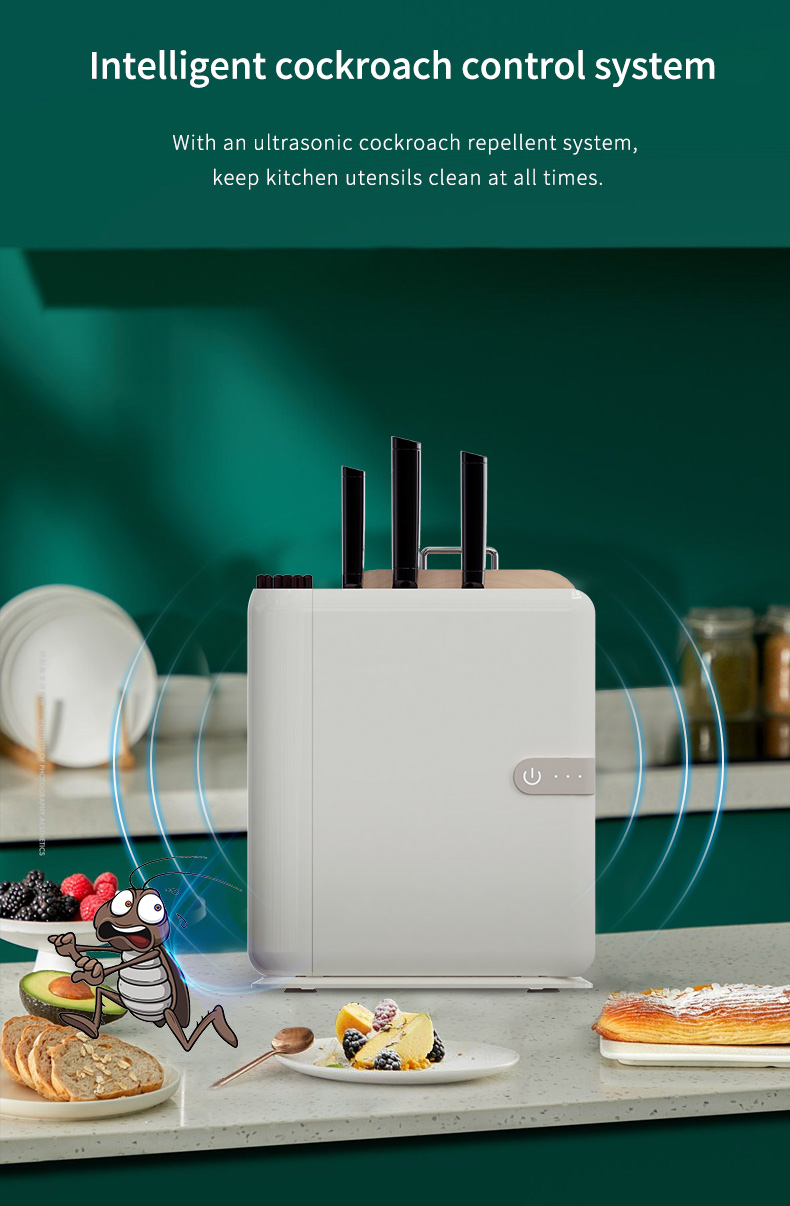 Ultrasonic cockroach repellent system