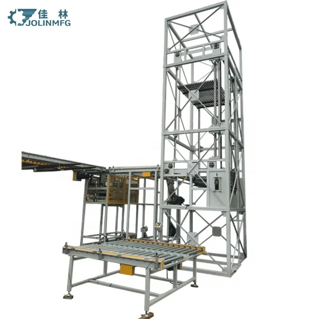 Front view of the continuous vertical elevator system