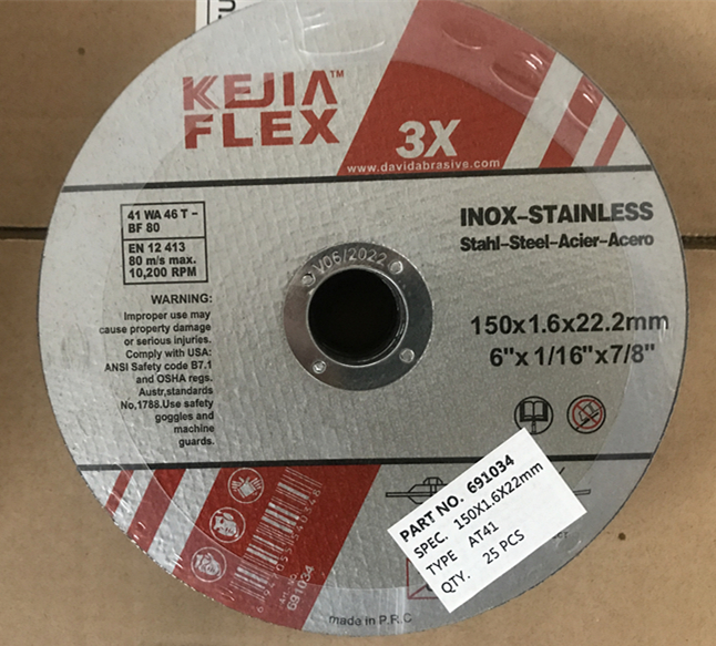 Abrasive Cutting Wheel for Stainless Steel