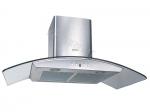 Wall-Mounted Kitchen Range Hood with Glass Visor