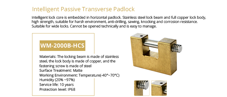 Transverse padlock technical details