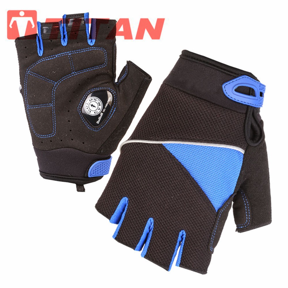 Half-Finger Cycling Gloves with Padded Palm