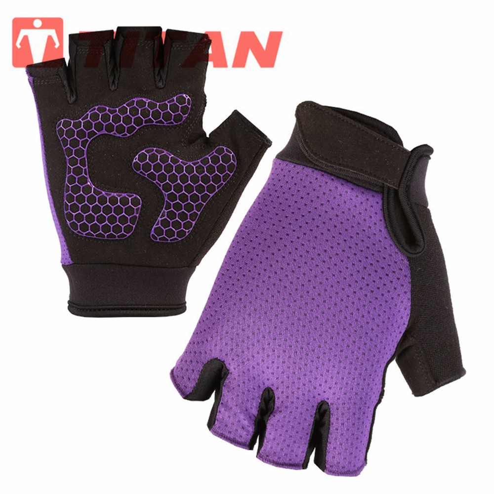 Fingerless Cycling Gloves with Padded Palm