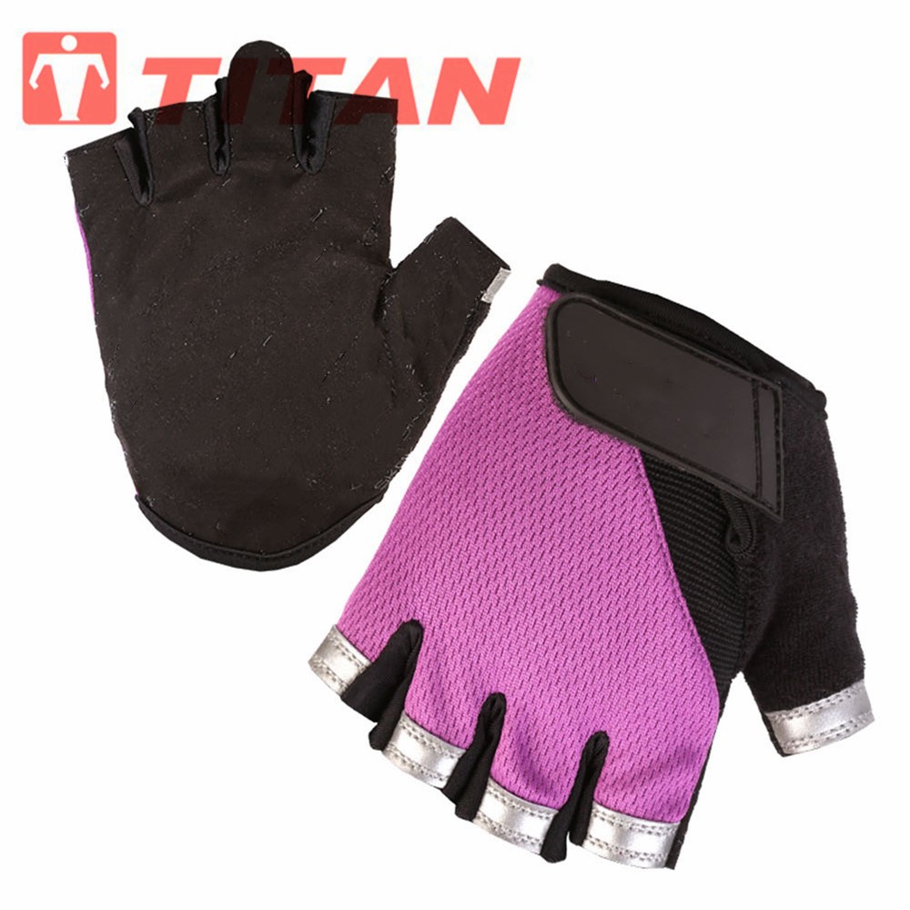 Half-Finger Cycling Gloves with Padded Palm