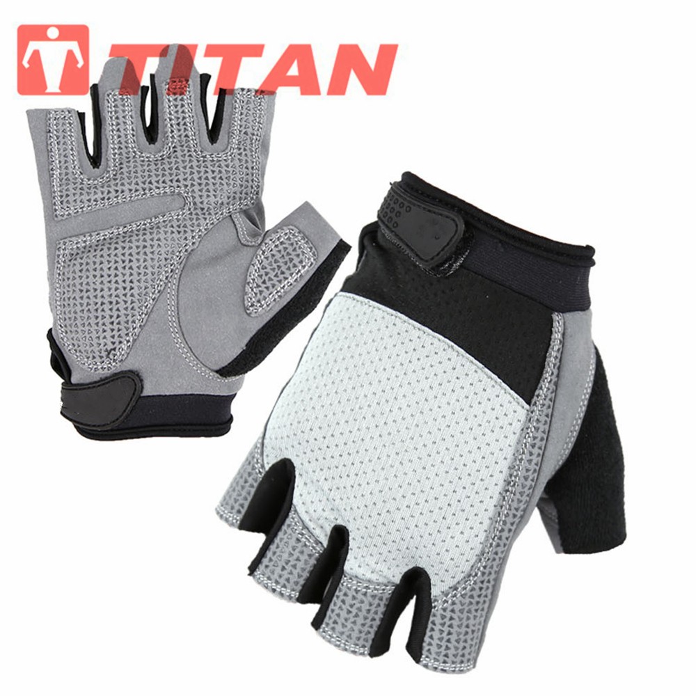 Half-Finger Cycling Gloves with Padded Palm