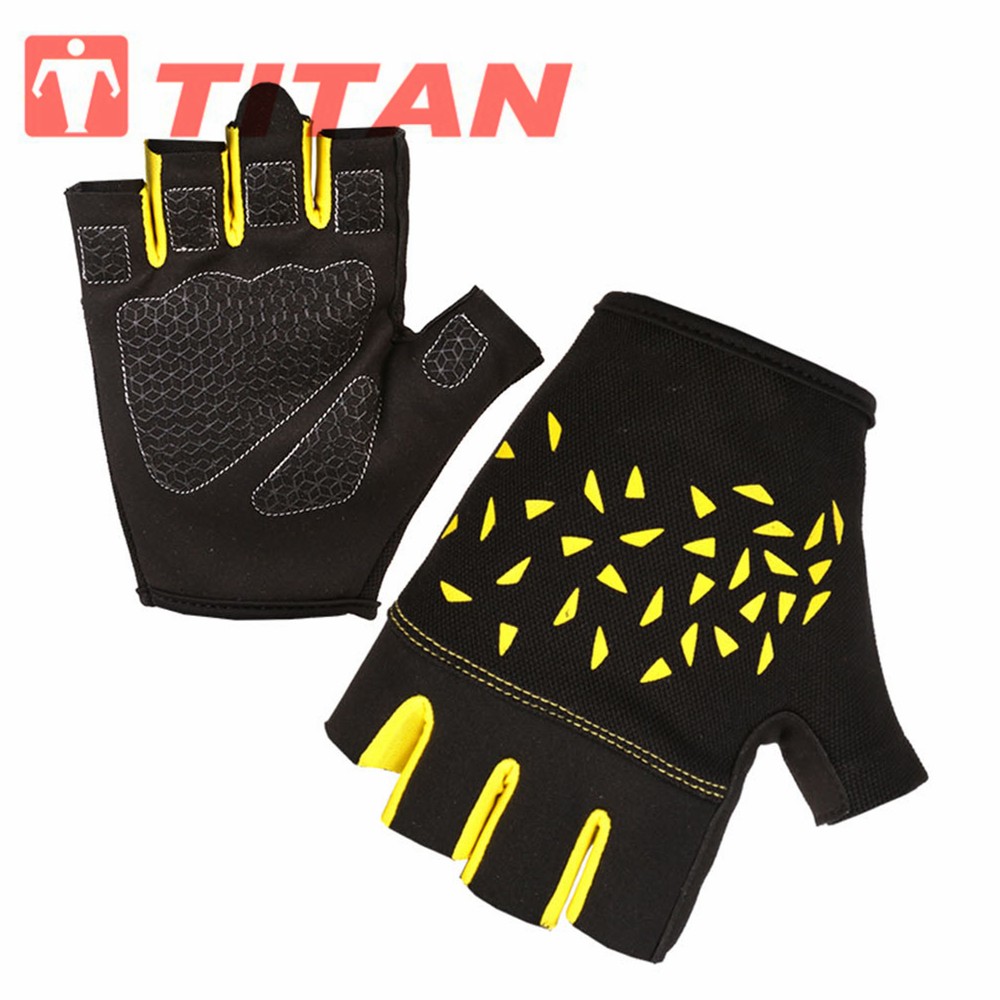 Half-Finger Cycling Gloves with Padded Palm