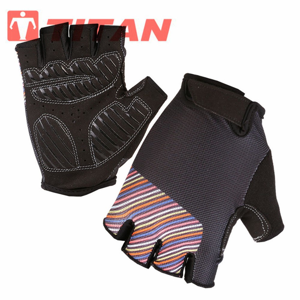 Half-Finger Cycling Gloves with Padded Palm
