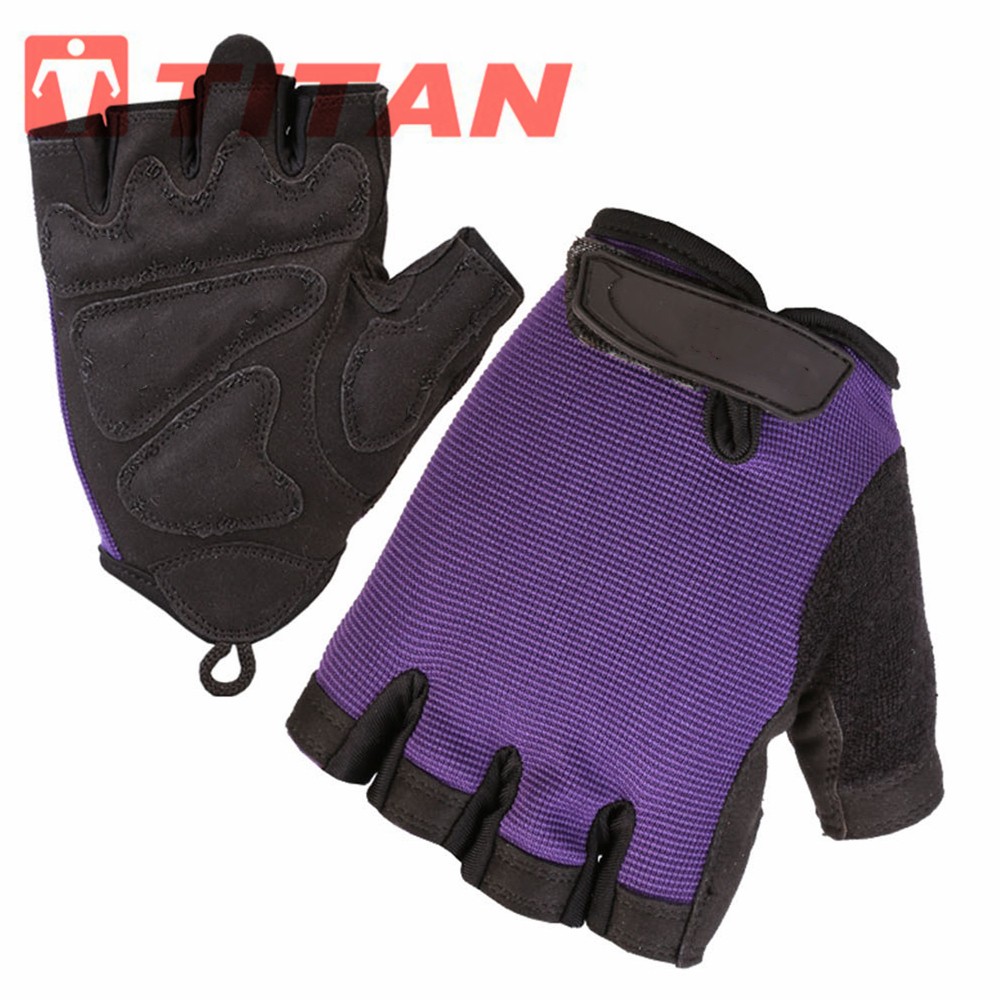 Half-Finger Cycling Gloves with Padded Palm