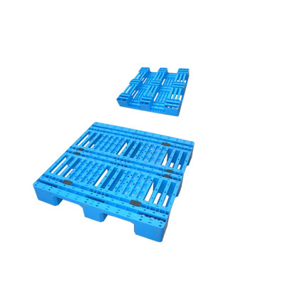 Blue Nestable Plastic Pallet for Material Handling