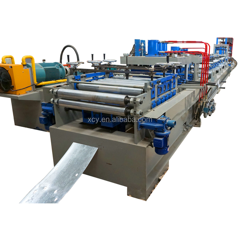 Close up of forming rollers