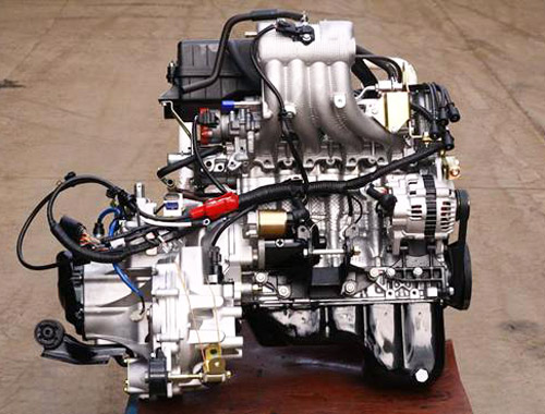 Four-Cylinder Automotive Engine