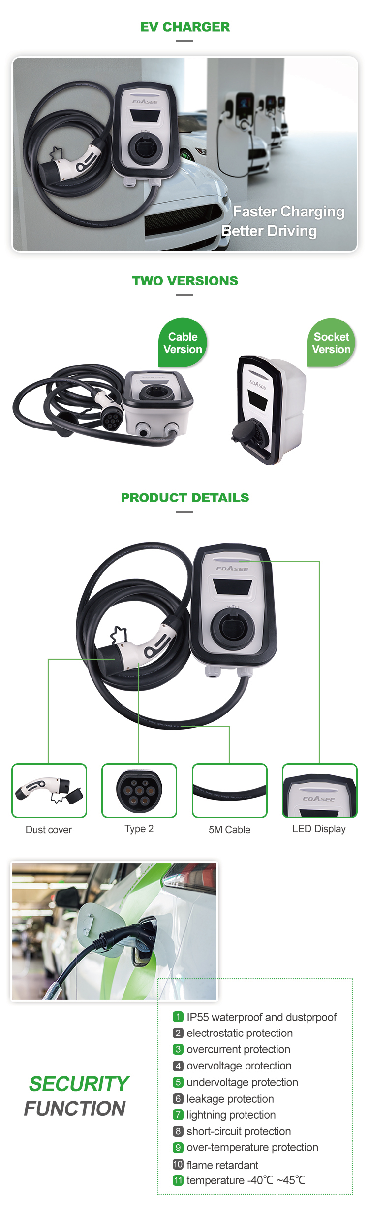 DC Charging Pile Features and Security Functions