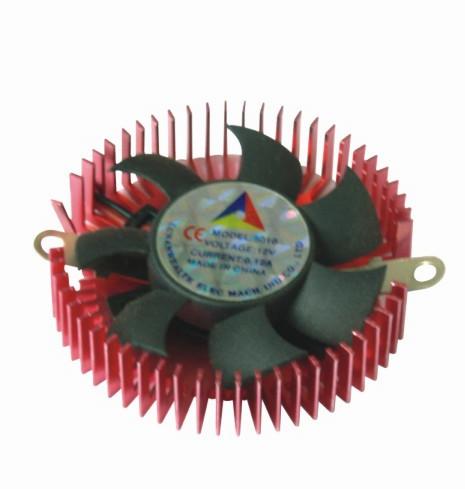 DC Cooling Fan with Radial Heatsink