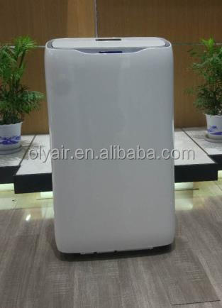 Portable AC unit with caster wheels