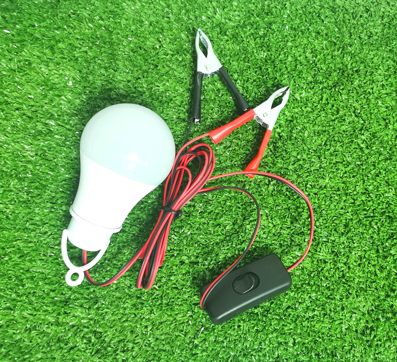 DC 12V LED Bulb with Alligator Clips