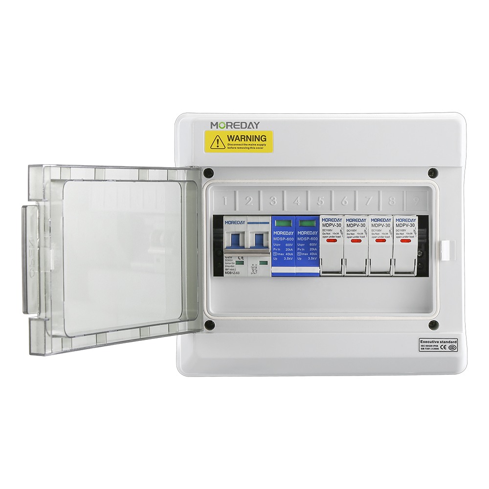 DC STRINGS 600V 1000V IP65 SOLAR PV STRING PANEL ARRAY POWER COMBINER BOX - Image 3