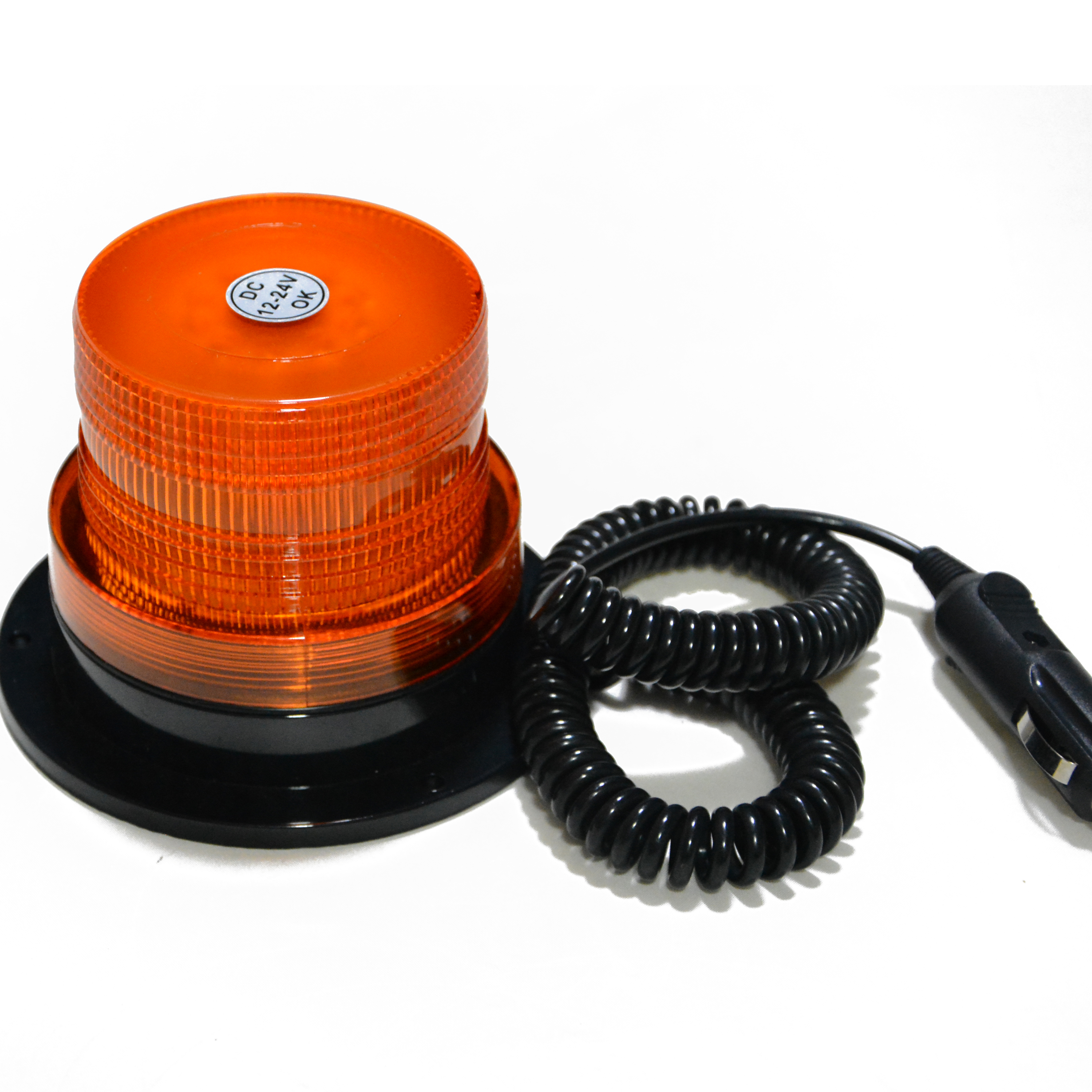 DC12-80V Amber LED forklift warning light SMD 5730 LED strobe flash and rotating light with Magnet - Image 3