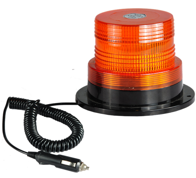 DC12-80V Amber LED forklift warning light SMD 5730 LED strobe flash and rotating light with Magnet - Image 2