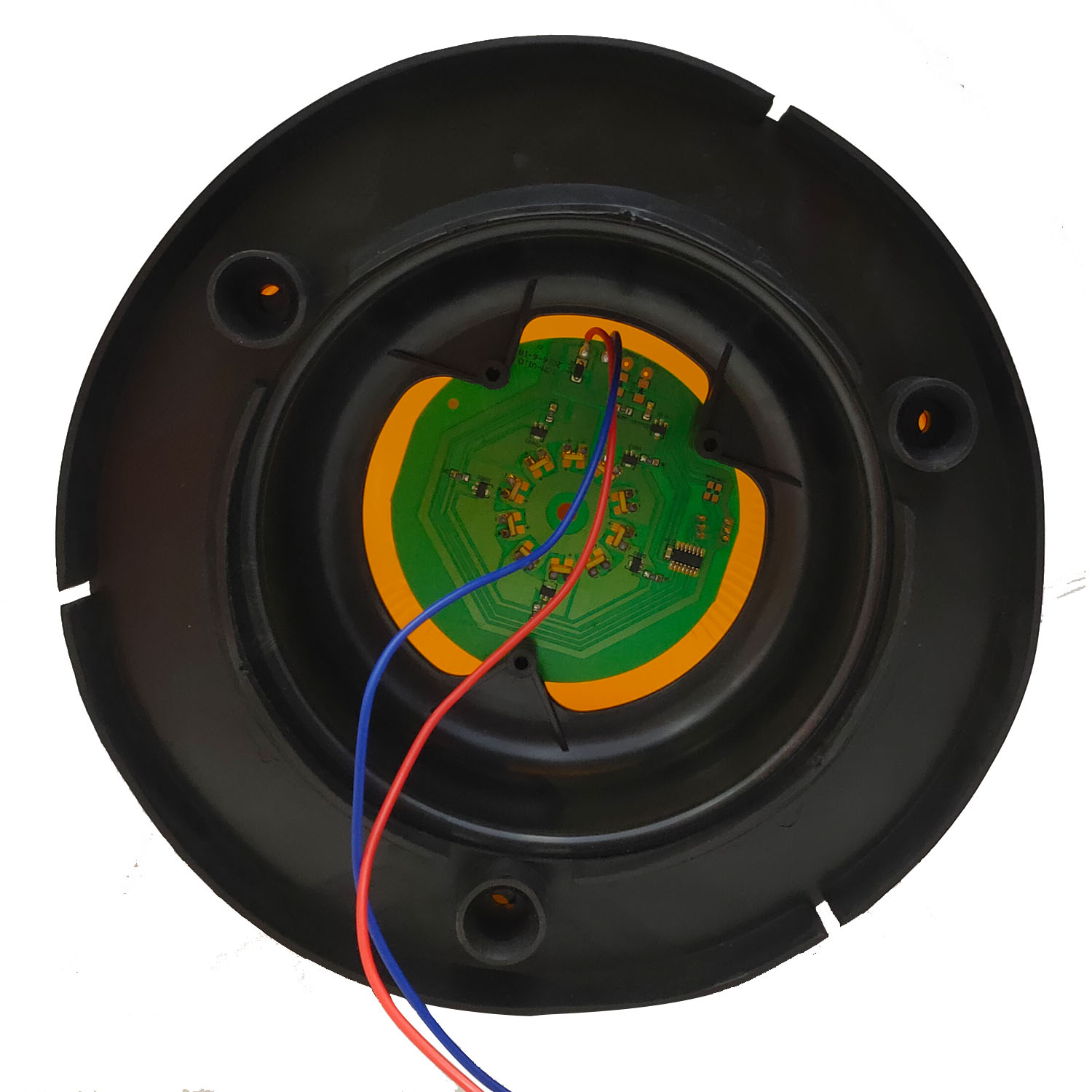 Rotating LED warning light for mining vehicles