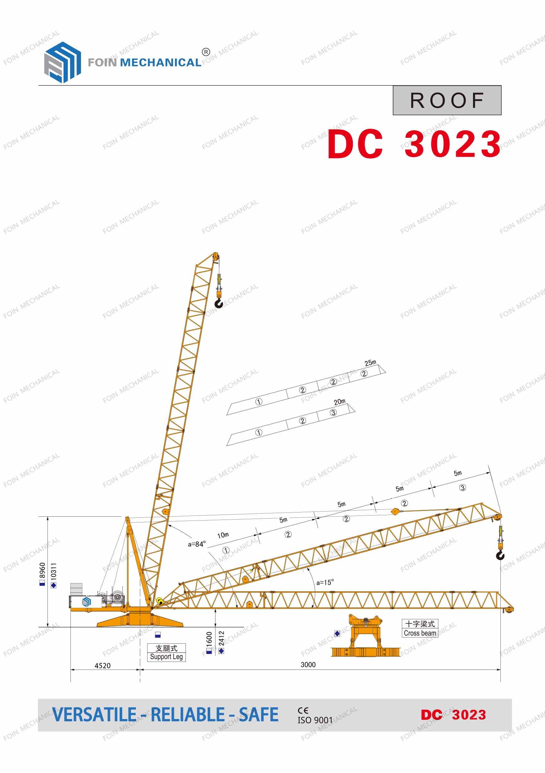 DC3023 derrick crane - Image 3