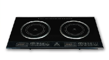 Double Induction Cooktop with Independent Controls