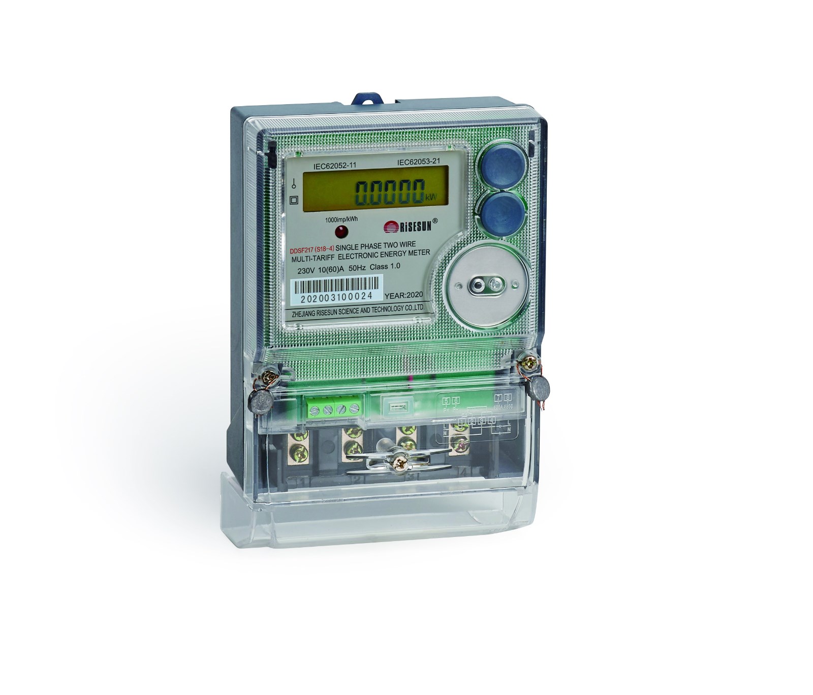 Single Phase Multi-Tariff Energy Meter