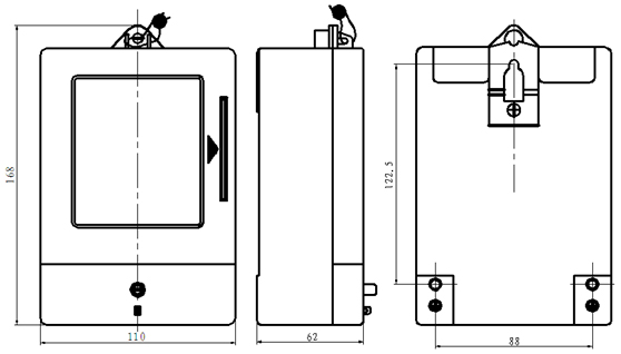 Single-Phase Electronic Prepaid Watt Hour Meter