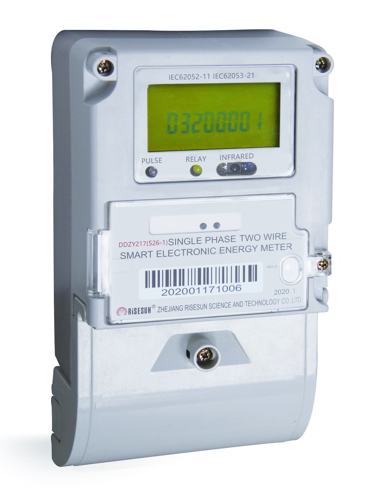 Single Phase Smart Energy Meter with Built-in Module