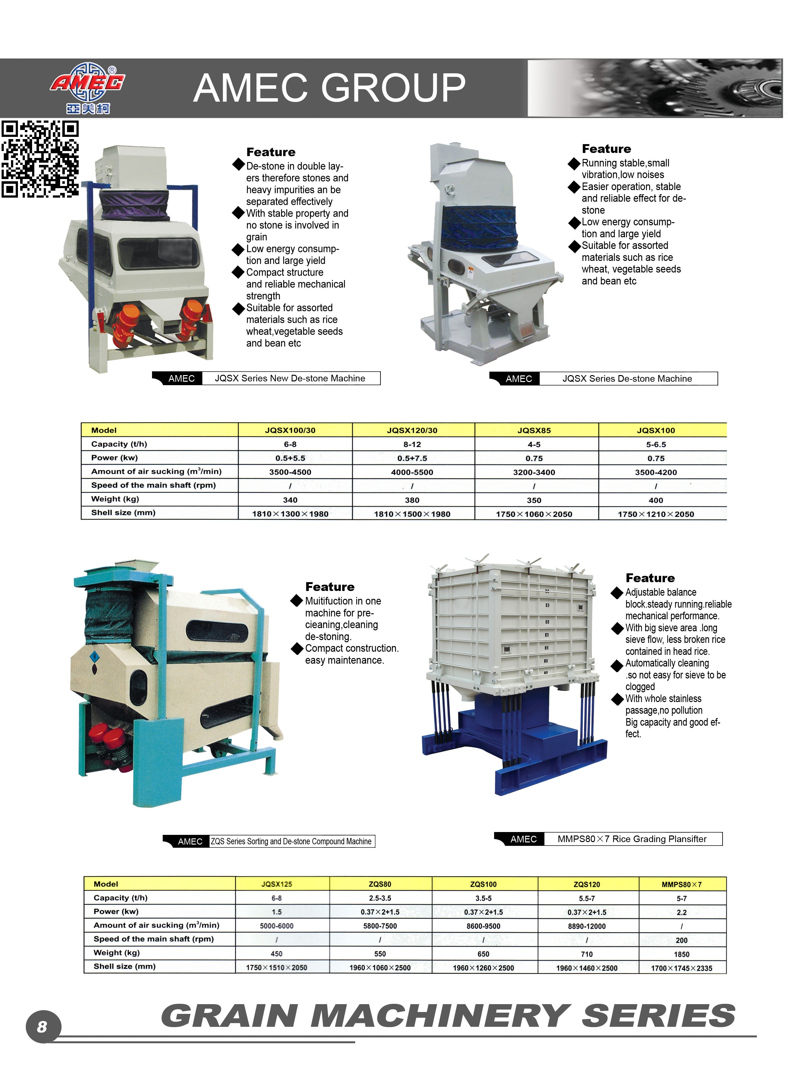 Grain Destoner Machine