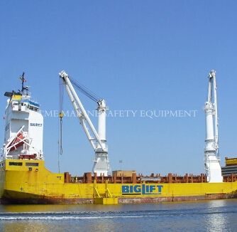 Hydraulic Marine Crane for Shipboard Operations