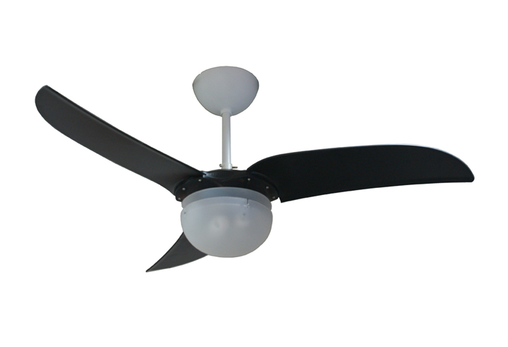 48-Inch Three-Blade Ceiling Fan with Light