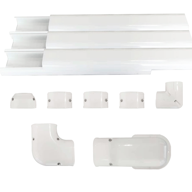 Decorative mini split line set cover kit air conditioner duct PVC ac spare parts - Image 3