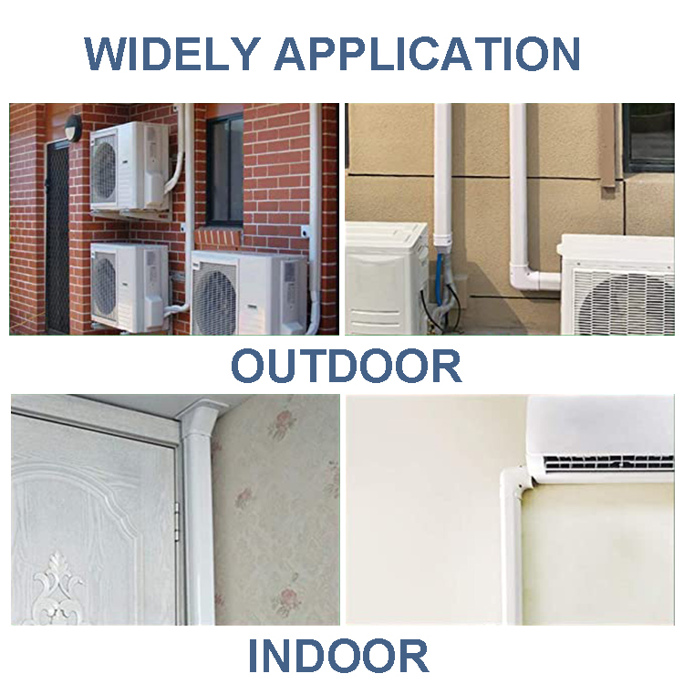 Indoor and outdoor application of line set covers