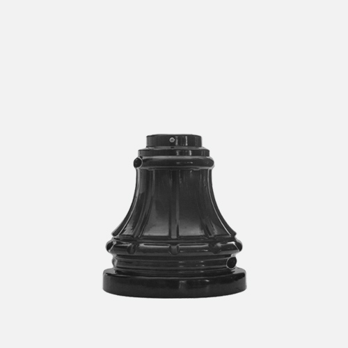 Decorative Solar Light Posts Street Pole Base Parts Post Cast Aluminum - Image 2
