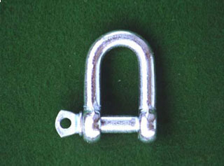 Galvanized Dee Shackle with Threaded Pin