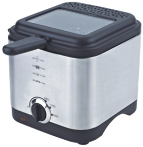 Compact Electric Deep Fryer with Temperature Control