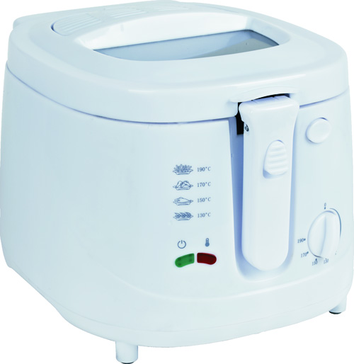 Electric Deep Fryer with Adjustable Thermostat