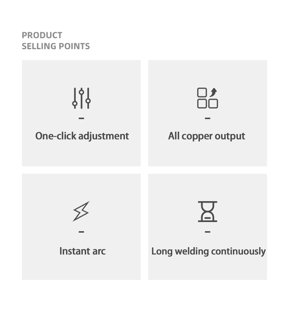 Key selling points of the arc welder