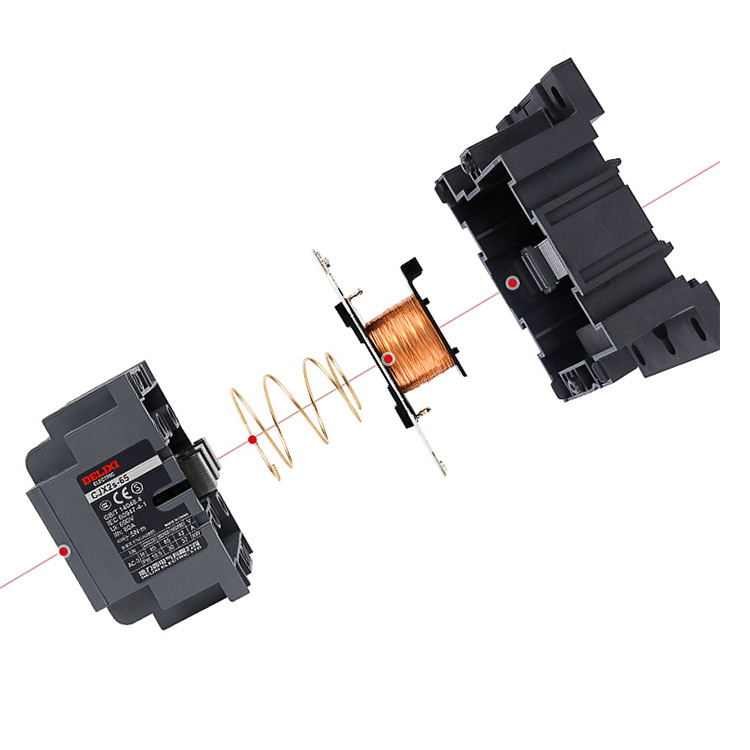 DELIXI High Quality CE Certified CJX2 110V 220V 380V 12A 24A 36A 1210 1810 3 phase 2P electric Magnetic DC AC Contactor Price - Image 2