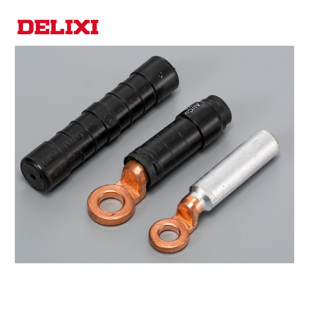 Pre-insulated tube connectors for power distribution