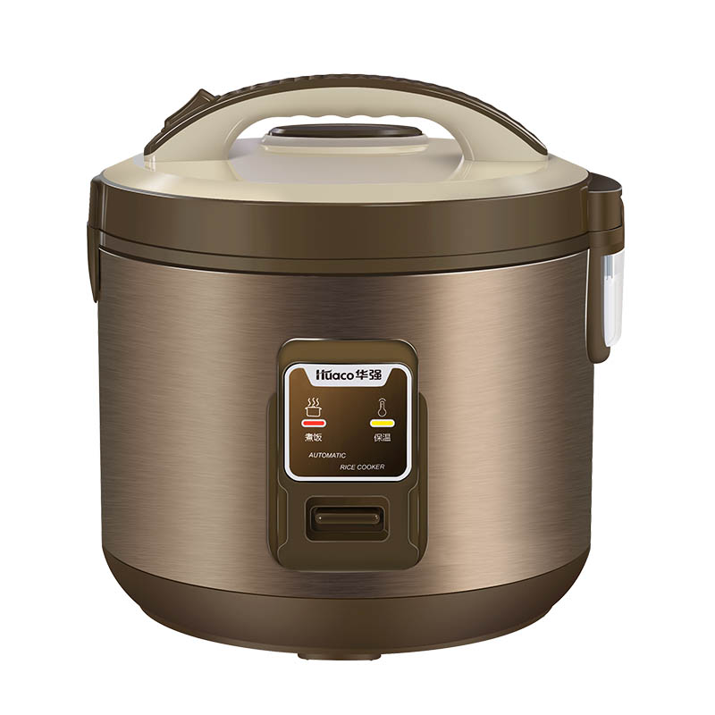 Electric Rice Cooker with Stainless Steel Exterior