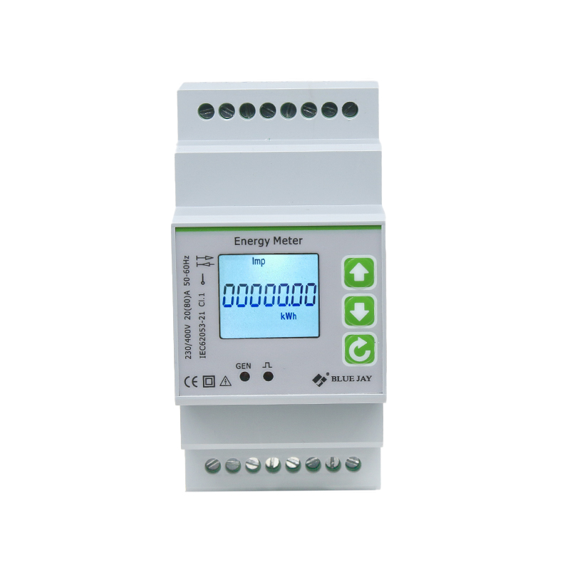 DEM-3M1C Din rail mounting Single Phase home power electricity kWh meter single phase - Image 2