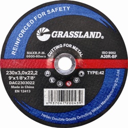 9-Inch Reinforced Abrasive Cut-Off Wheel