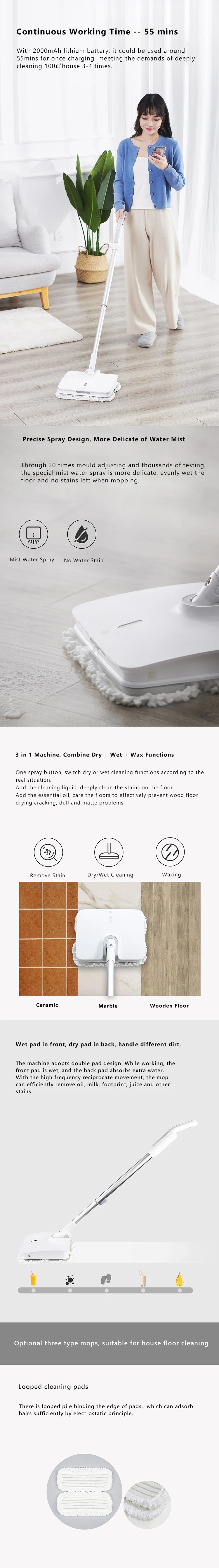 S350 Cordless Mop Cleaning Performance