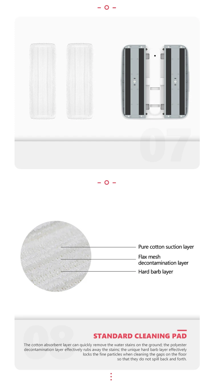 Standard Cleaning Pad Layer Structure