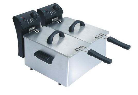 Double Tank Electric Fryer