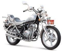 125cc Cruiser Motorcycle