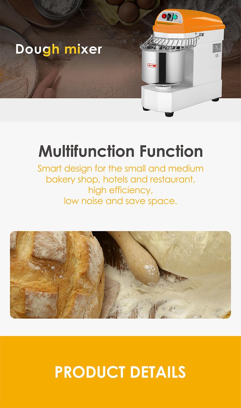DH10 Table Top Dough Mixer overview showing compact design