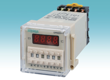 Digital Time Delay Relay with Mechanical Counter