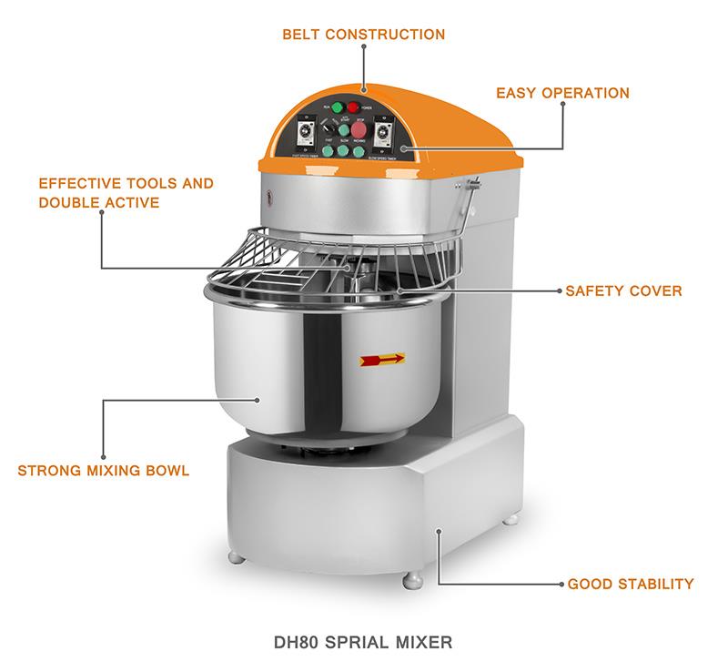 DH80 Spiral Mixer features overview